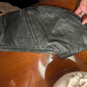 Black/Brown Leather sash Bag